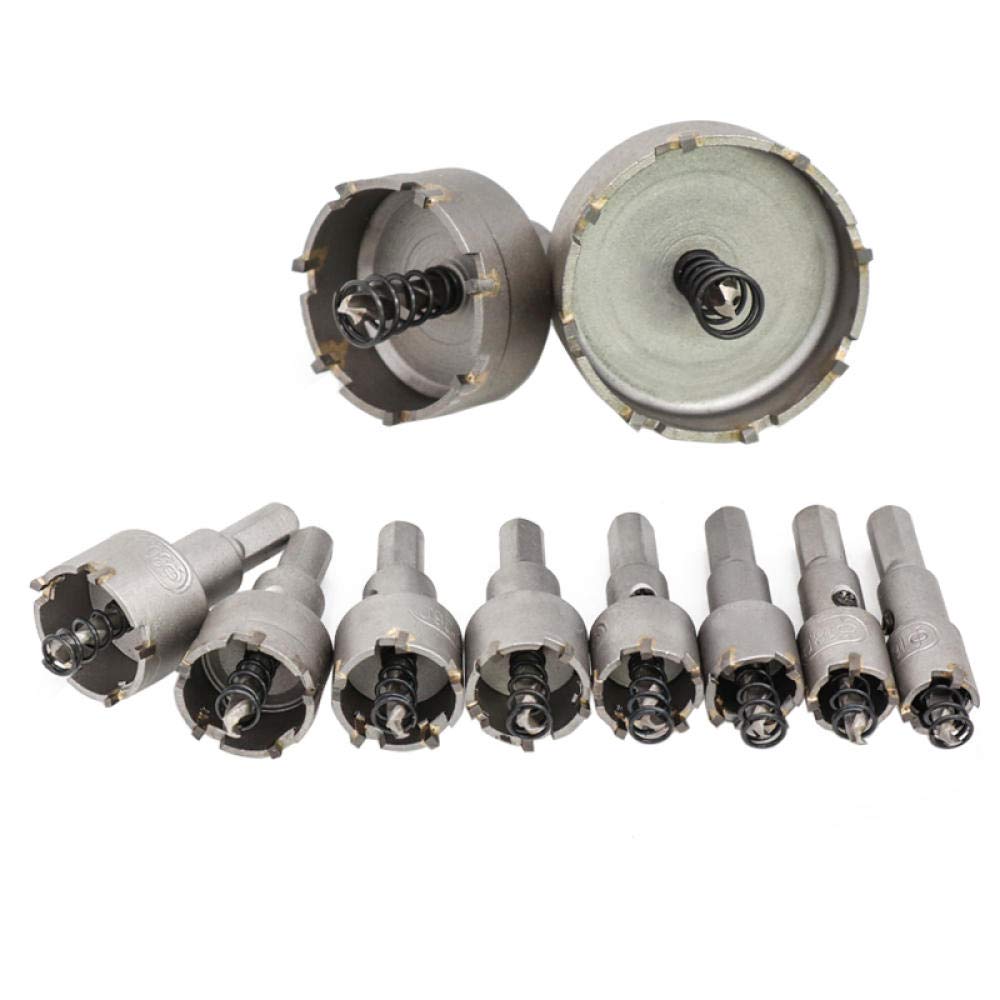 Scie Cloche Metal Foret/trou Scie à Dent Carbure 12-35mm - Pour Métal, Inox - Pour Perceuse Ou Outil Pneumatique Affuteuse De Foret