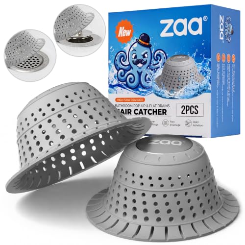 zaa Shower Drain Hair Catcher Bathtub Drain Cover Strainer Protector