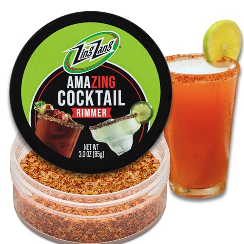 Zing Zang Cocktail Salt Rimmer Bold Bloody Mary Flavor (3 Oz) for Cocktail