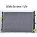 JSD B658 A/T M/T Radiator for 1999-2004 Land Rover Discovery with Sensor Hole (Manual & Auto Trans)