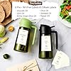 TrendPlain - Original 16oz/470ml Olive Oil Dispenser Bottle for Kitchen Gadgets and Air Fryer Accessories - Olive Oil Sprayer for Cooking w/Stickers - Black #1