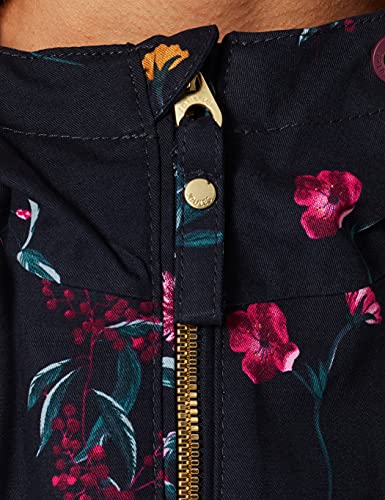 Joules Women's Raincoat, Marine Navy Floral, 10 #TOP2