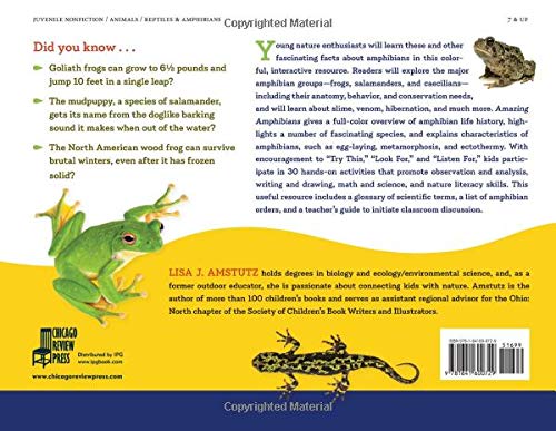 Amazing Amphibians: 30 Activities and Observations for Exploring Frogs, Toads, Salamanders, and More