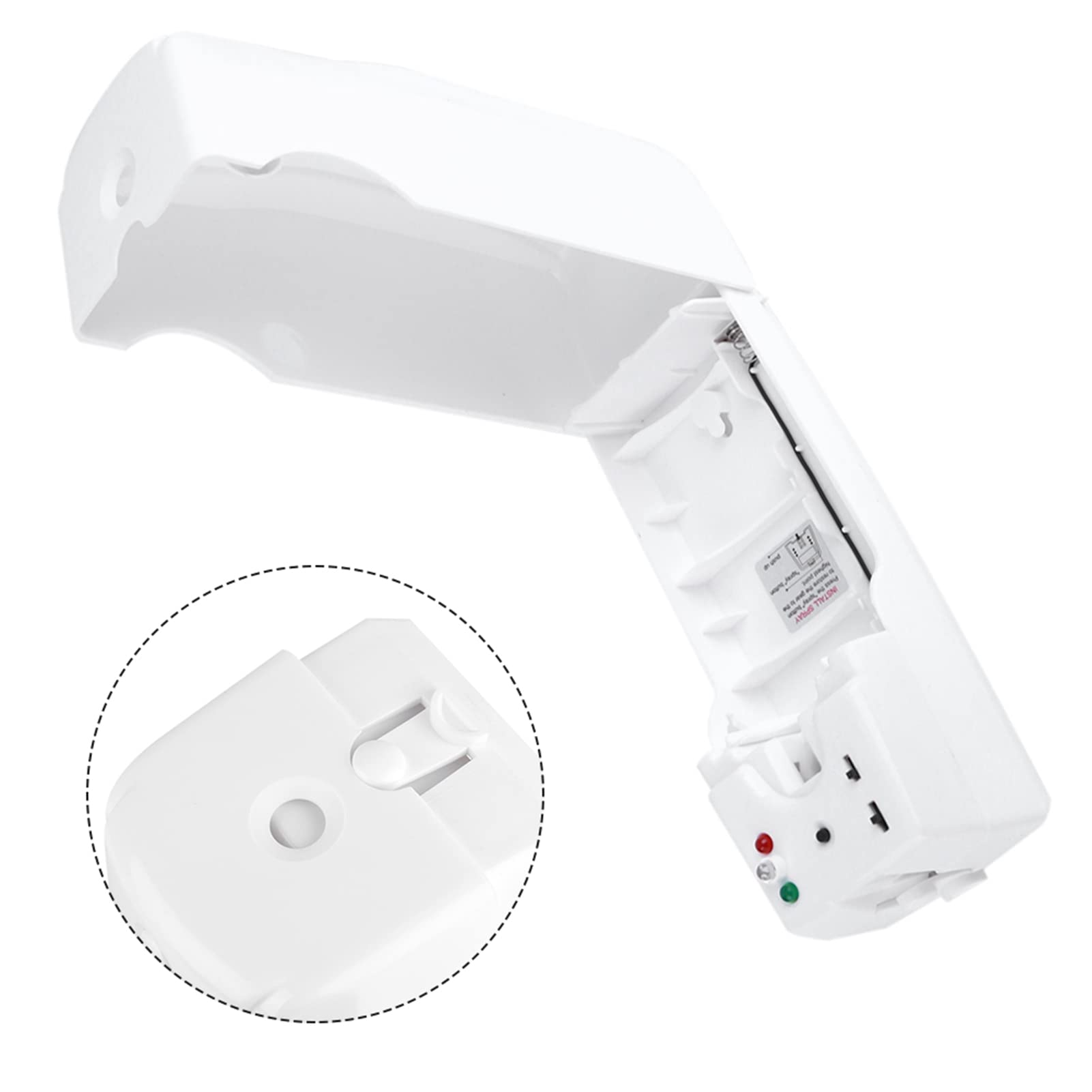 Dispenser automatico di deodorante da parete per interni, spray senza fili, con sensore di luce, timer regolabile da 7,5/15/30 minuti, per bagno di casa, hotel e R