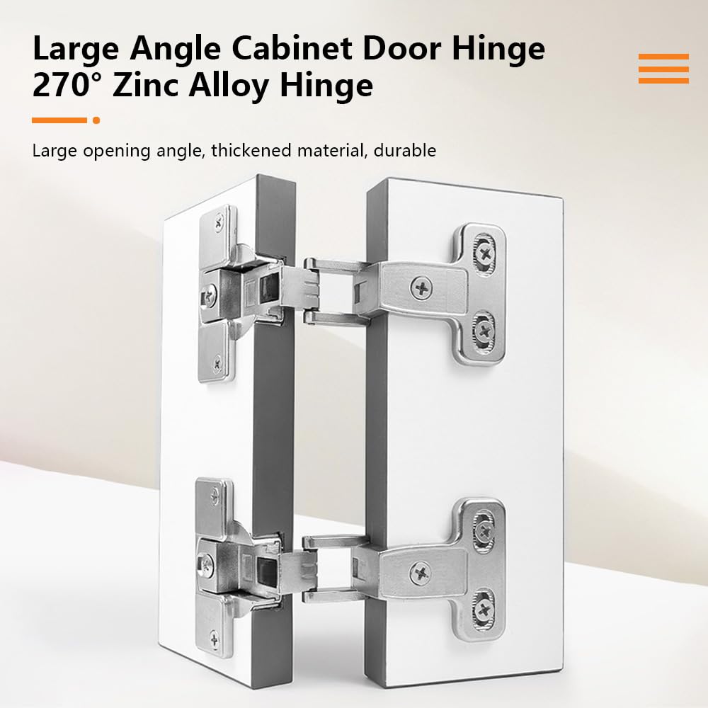 Uadme 270 Degree Kitchen Cabinet Hinges - Image 2