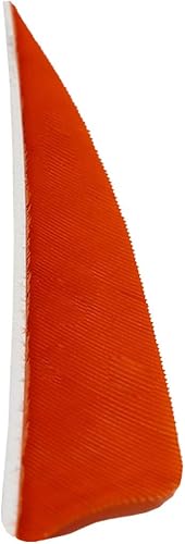 Miniatura 20 de Arrows - Plumas reales de 3 pulgadas con corte de escudo para cañas de tiro de caza DIY (paquete de 36)