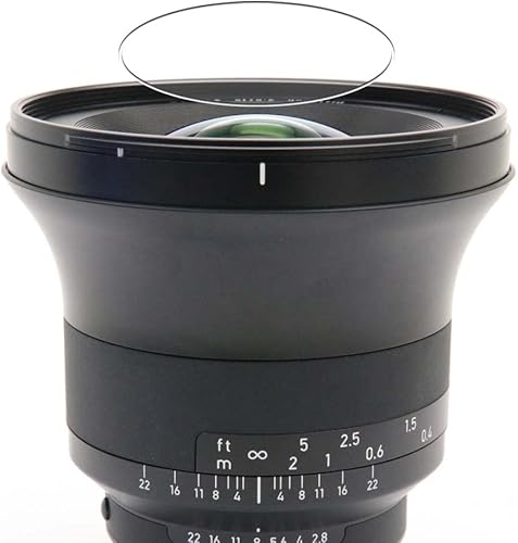 Puccy Paquete de 3 protectores de pantalla, compatibles con Carl Zeiss Milvus 2.815 ZF.2 TPU Guard (no protectores de vidrio templado) nueva versión