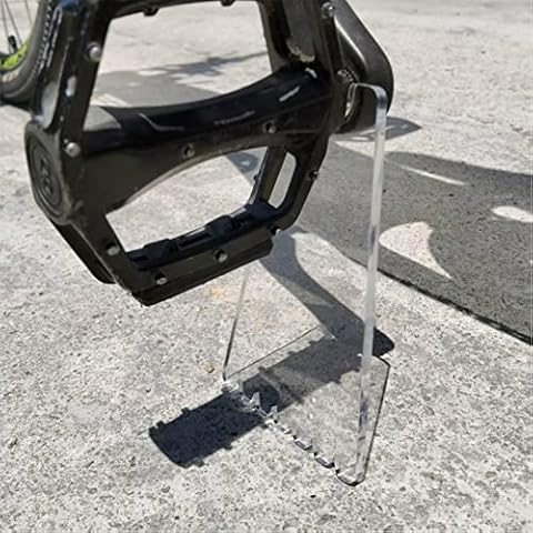 CRONDA Portable Outdoor Road Bike Stand, Transparent Road Bicycle Stand with Storage Bag for photograph(Acrylic) Cover