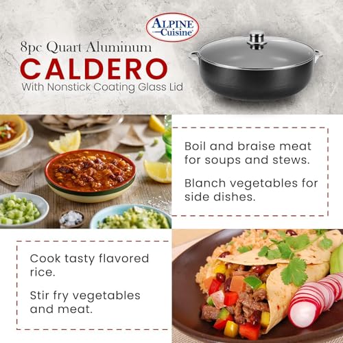 Alpine-Cuisine-8-Piece-Set-Aluminum-Non-Stick-Caldero-Stock-Pot-with-Glass-Lid-Commercial-Grade-Cooking-Dutch-Oven