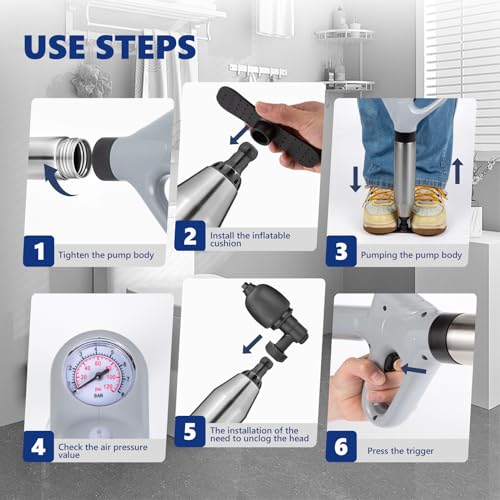 MaxxGeek Toilet Plunge Blaster