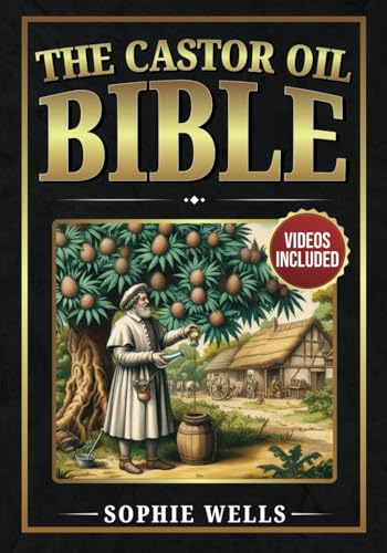 The Castor Oil Bible: 250 Easy and Medicinal Castor Oil Recipes To Transform Your Health, Relieve Joint and Muscle Pain, Enhance Skin and Hair, Boost Immunity, and More with Nature’s Miracle Oil