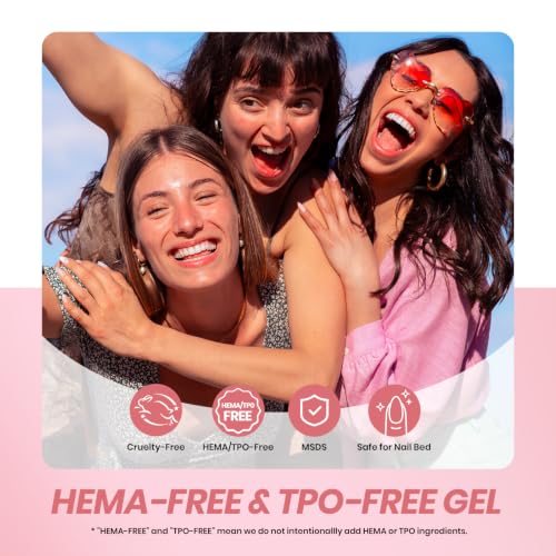 Image of beetles Gel Polish Whispers of Love Jelly Gel Nail Polish Set - 6 Colors Milky White Nude Pink Neutral Sheer Translucent Soak Off UV Gel Nail Kit, Nail Concealer for Salon DIY Manicure Gift Women
