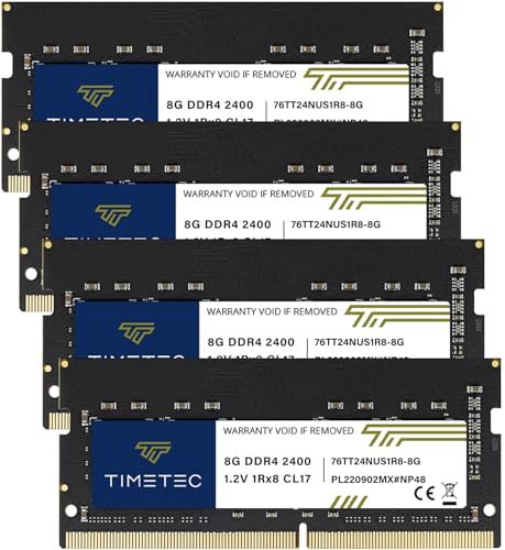 Timetec 32 GB KIT DDR4 2400 MHz PC4-19200 Non-ECC ungepuffert 1,2