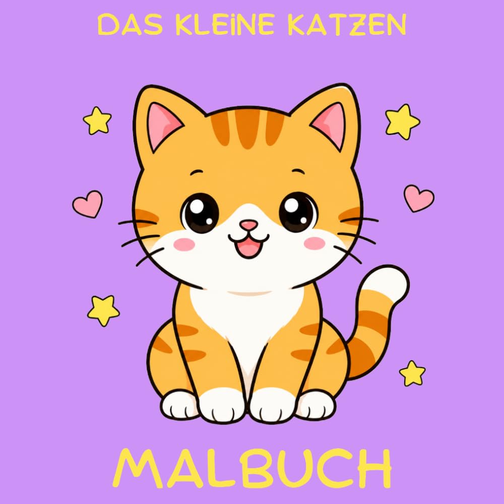 Das kleine Katzen Malbuch