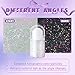 HOSAILY Roll-on Holographic Body Glitter Gel for Face Hair, Chameleon Color Changing Glitter Gel Under Light, Chunky Mermaid Sequins Festival Party Rave Accessories Shimmer Makeup (Sparkling Pink)