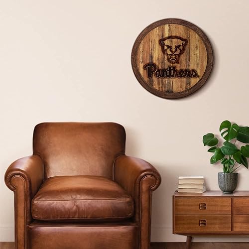 Miniatura 16 de The Fan-Brand NCAA Oklahoma Sooners: Faux Barrel Top Wall Clock Sports Team Bar Sign Décor - Home Man Cave, Party Decoration - Made On Demand