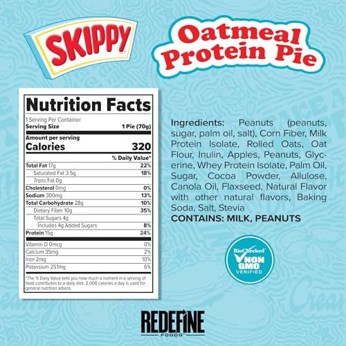Redefine Foods Oatmeal Protein Pie Chocolate 8 unidades miniatura 2