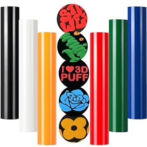 NANAPLUMS 3D-Puff HTV Vinyl Wärmeübertragungsfolie