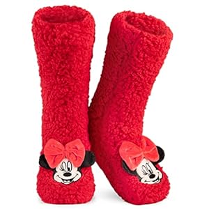 Disney Stitch Fluffy Sokken Vrouwen Super Zachte Fleece Pantoffelsokken Minnie Mouse Baby Yoda Grip Sokken Stitch Geschenken