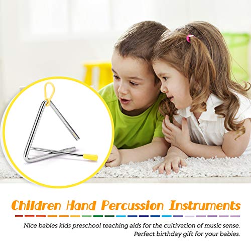 Instrumentos de percussão, Miaoqian 13pcs Kit de instrumentos de percussão de mão para crianças Conj