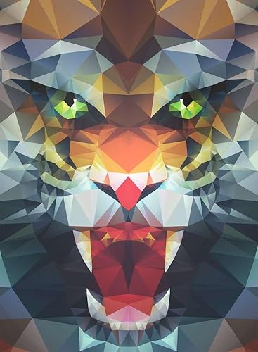 Miniatura 2 de RAVENSBURGER Puzzle 16984 León de Ploygons 500 Piezas