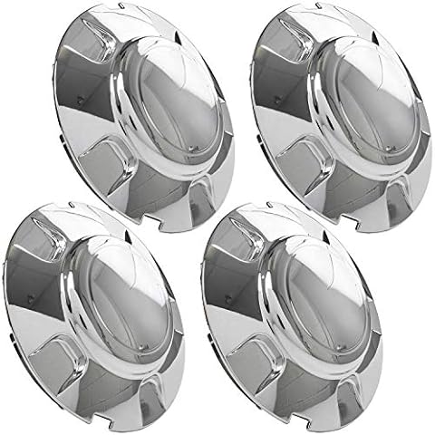 Krator 4X Chrome Center Caps Wheel Lug Nut Hub Cap Covers Compatible with 1997-2003 Ford Expedition 5 Twin Spoke Cover