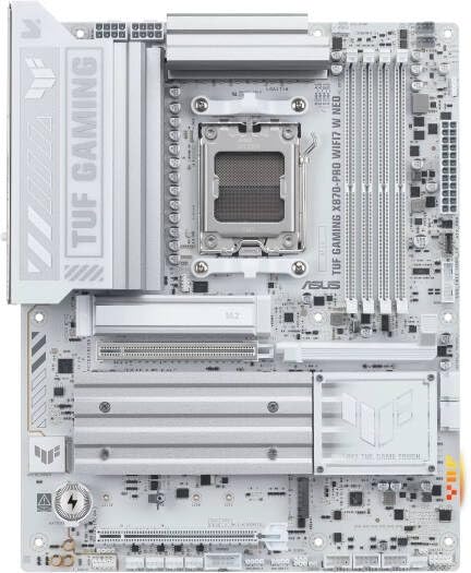ASUS TUF GAMING X870-PRO WIFI7 W NEO AMD X870 AM5 DDR5 9600 HDMI 2xUSB4 4x M2 USB3.2 WiFi 7 + BT AURA RGB 5GBİT LAN ATX
