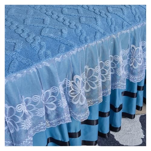 Falda de cama de encaje para un dormitorio cálido y acogedor en invierno 5