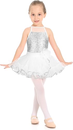 Miniatura 5 de Phineein Vestido de ballet para niños, leotardo con falda y oso de peluche a juego, regalo para niñas