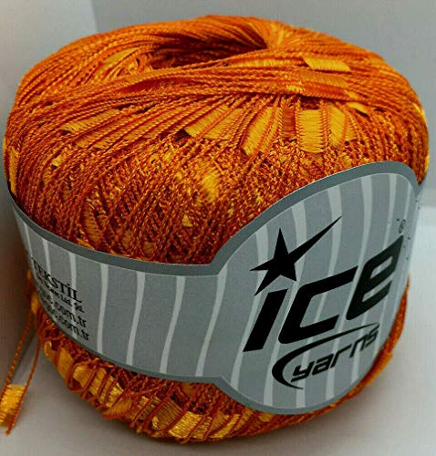 Orange Ladder Yarn - 50 Gram, 164 Yards #TOP2