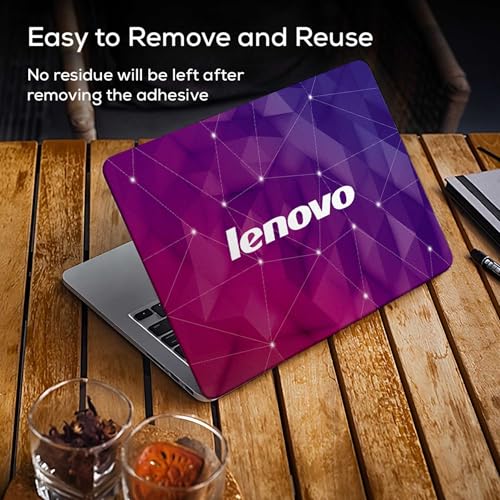 Image of Pattern L7 Top+Wrist Pad Vinyl Laptop Skin /Sticker /Cover for 15 to 15.6 Inches Laptops Laminated-Removable-HD Quality Compatible for Lenovo (15x10 Inches)