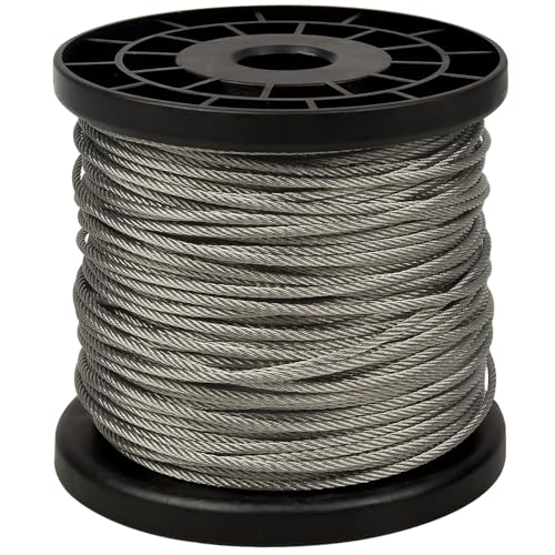 2 Pezzi Filo Acciaio Inox Per Appendere Quadri - Cavo 2m X 2mm Con Ganci Regolabili, Per Specchi E Foto
