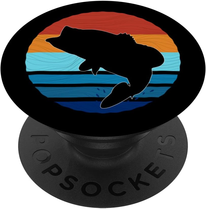 Pez Bocazas Estilo Retro Vintage PopSockets PopGrip Intercambiable