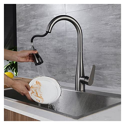 Robinet de cuisine extractible eau chaude et froide pour évier - 6