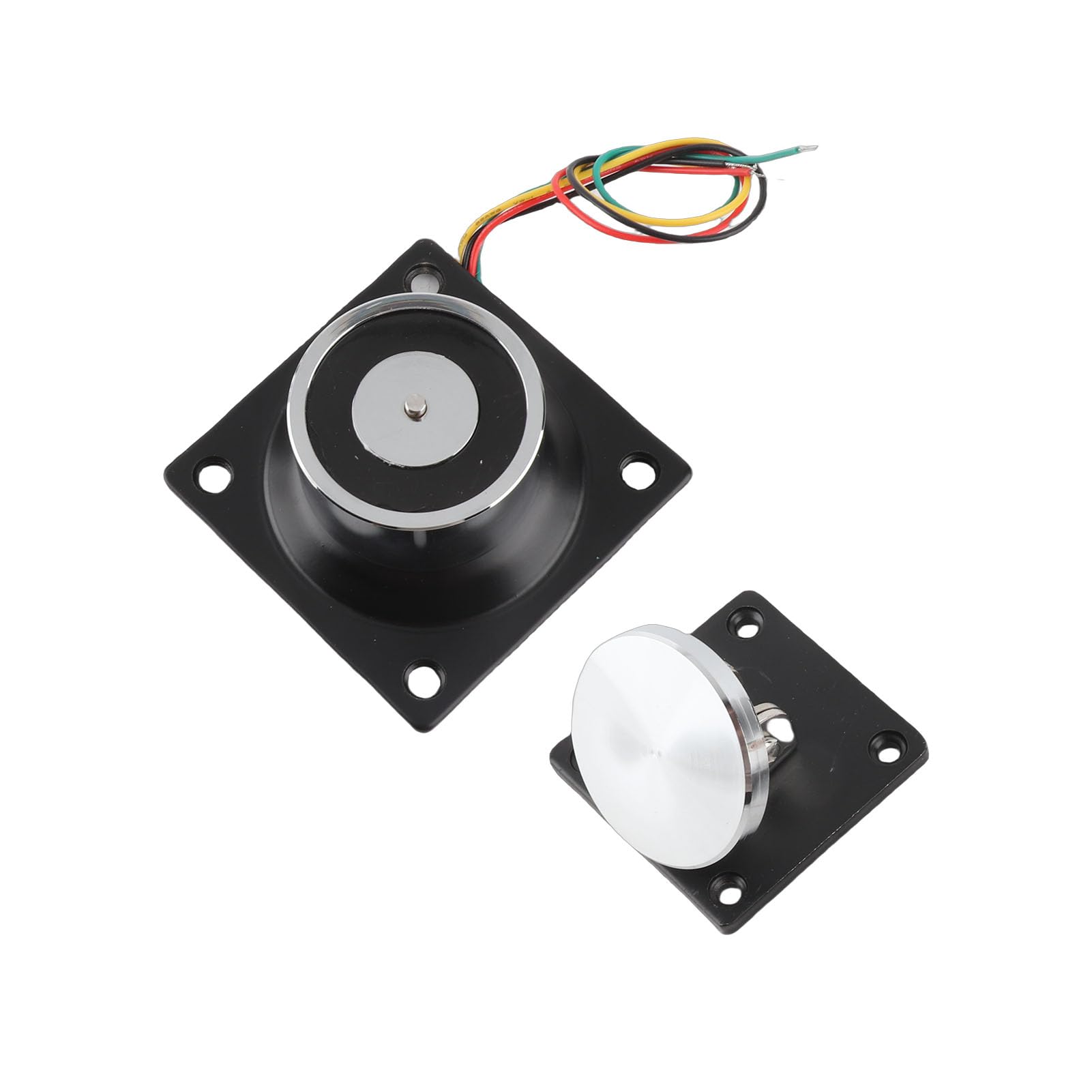 Jelquix #511 132.3Lb Durable Electromagnetic Door Holder For Wooden Iron Doors, 12V-24V Fire Door Stop For Home Security