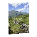  Querfarben Kunstdruck auf Leinwand - Rauris 1-100cm x 65cm