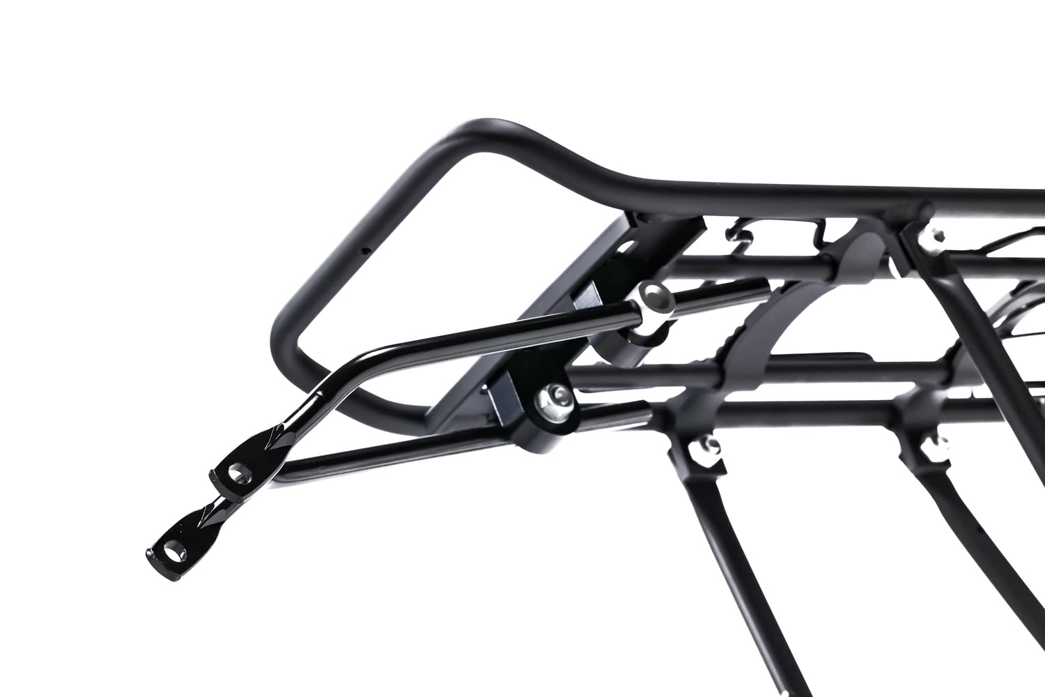 Alu Gepäckträger 28-29 Zoll verstellbar Federklappe Streben 200mm Rear Rack