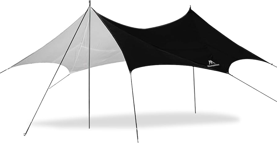 Amazon | Mountainhiker 大型タープ 640×565cm シルバーコーティング