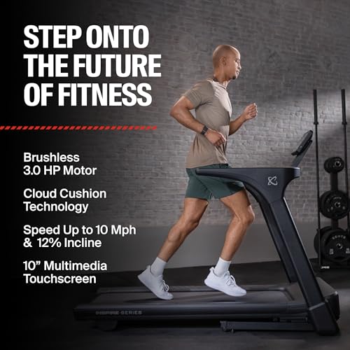 Image of Inspire Series T4 and T4s Foldable Treamills with 12% Incline and 10 mph, 3.0 HP Brushless DC Motor, Cloud Cushion Technology and Bluetooth Connectivity
