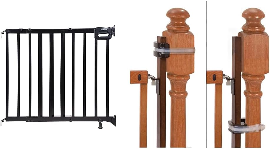 Summer Infant Deluxe Stairway Simple to Secure Safety Pet