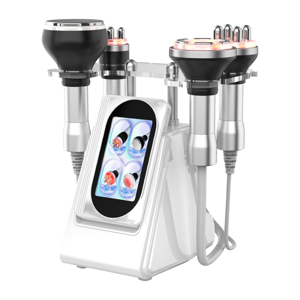 Elitzia 4 in 1 80k Kavitation Maschine Körper Sculpting Ultraschall Kavitation Maschine Fettverbrennung Radiofrequenz Vakuum Massage Hautstraffung RF Fettverbrennung Salon Spa Gerät Heimgebrauch