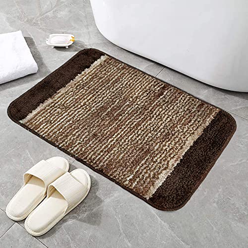 Image of Door Mats for Home | Door Mats for Home Entrance | Door Mat for Bathroom| Soft & Super Absorbent Mats for Shower | Washable, Non-Slip & Quick-Drying Mats (Pack of 2) (Beige 3)