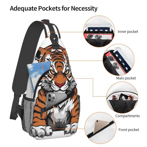 Mochila tipo bandolera para senderismo unisex miniatura 4