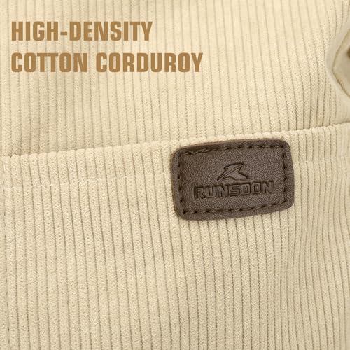 Image of Convertible Corduroy Tote Bag Backpack Purse Hobo Shoulder Bag for Women with Zipper Multi Pockets, Brown