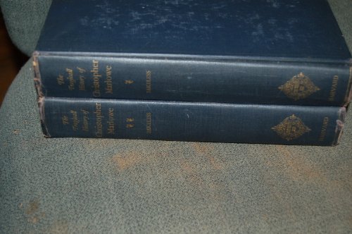 The Tragicall History of Christopher Marlowe, 2... B002N648N4 Book Cover