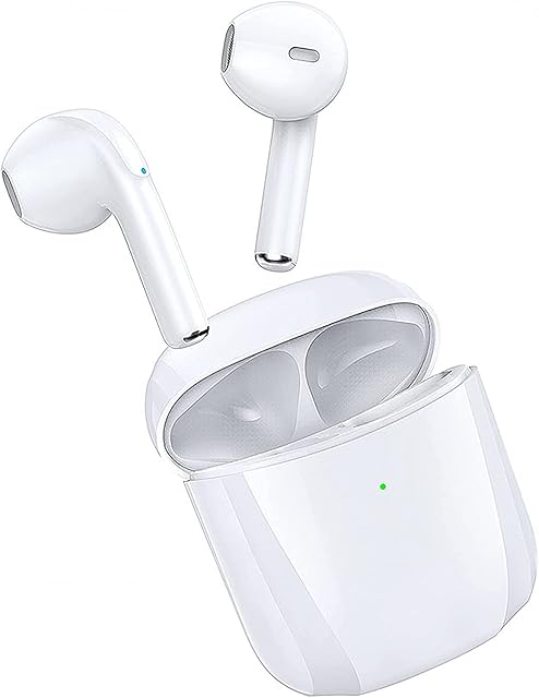 Wireless Earbuds Bluetooth, IPX7 Waterproof Wireless Earphones Touch Control, 24H Playtime with Fast Charging Case for iPhone/Airpods/Android/Samsung