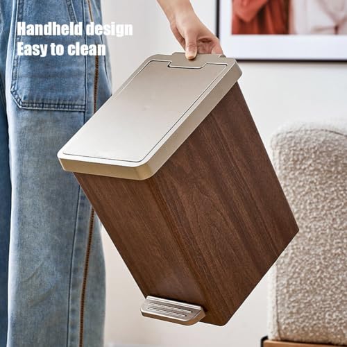 Caja de almacenamiento para oficina y cubo de basura decorativo para salones 7