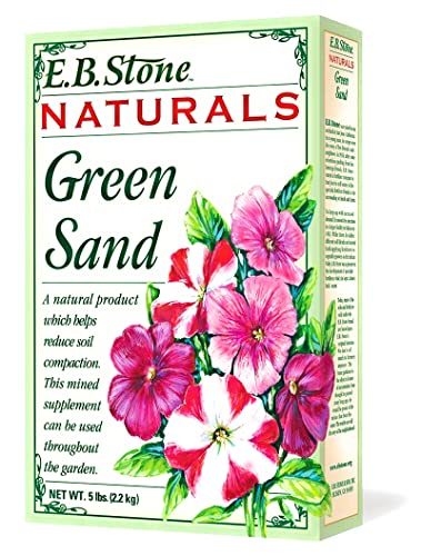 EB Stone Green Sand Soil Amendment 4 lb - Improves Soil Structure Drainage & Mineral Content for Gardens & Lawns