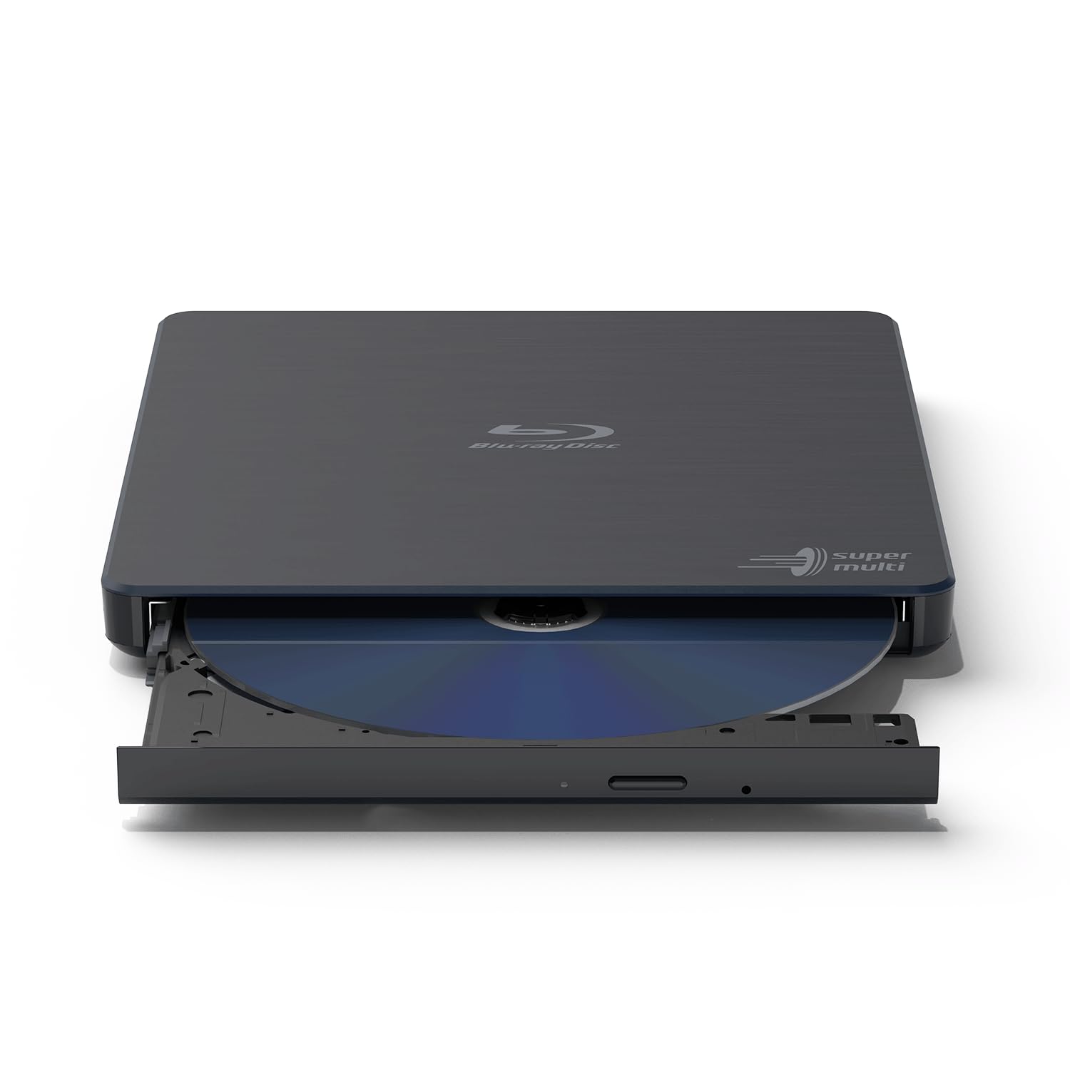Hitachi LG Lecteur Externe Blu-Ray | Graveur Lecteur Blu-Ray/DVD+/-RW | Portable USB 2.0 Type A, Type C | Compatible avec Windows, Mac, Linux (BP55, Noir)