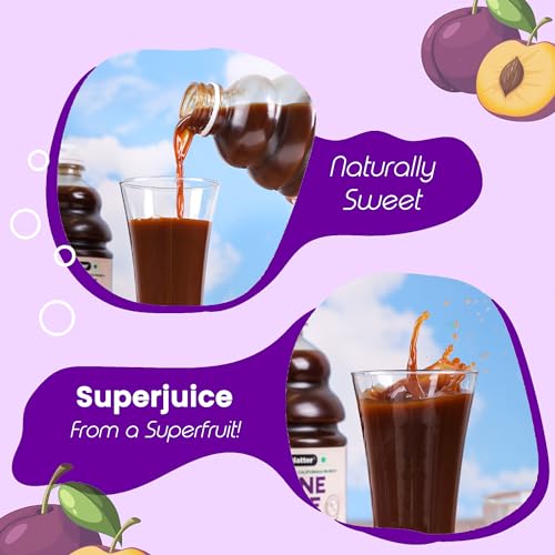 Image of Urban Platter Pure California Prune Juice, 180ml (No Added Sugar | Natural Digestive Support | Source of Antioxidants & Potassium | Preservative-Free)